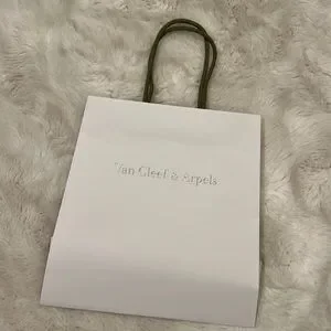 【レア】Van Cleef & Arpels PVCバッグ　ホワイト レア】Van Cleef & Arpels PVCバッグ ホワイト